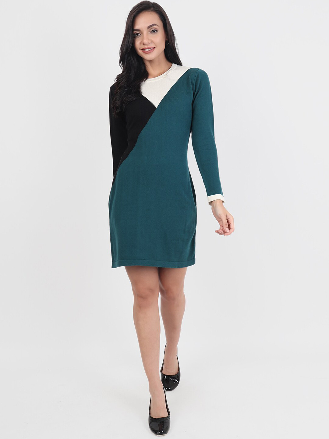 JoE Hazel Olive Green Sheath Dress