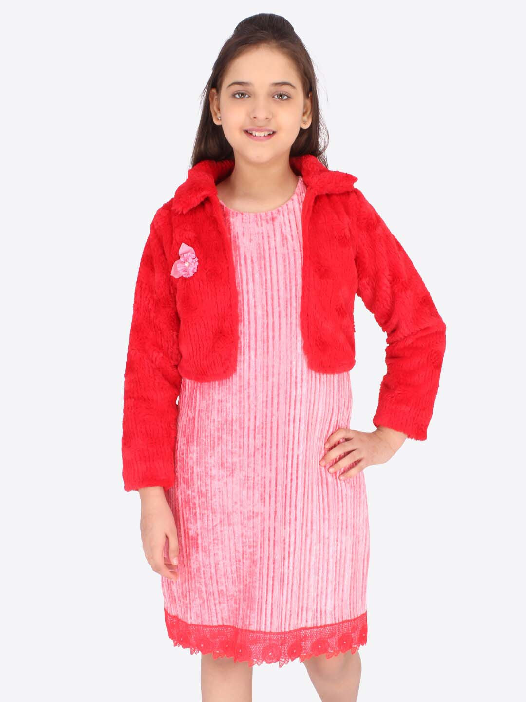 CUTECUMBER Pink A-Line Dress