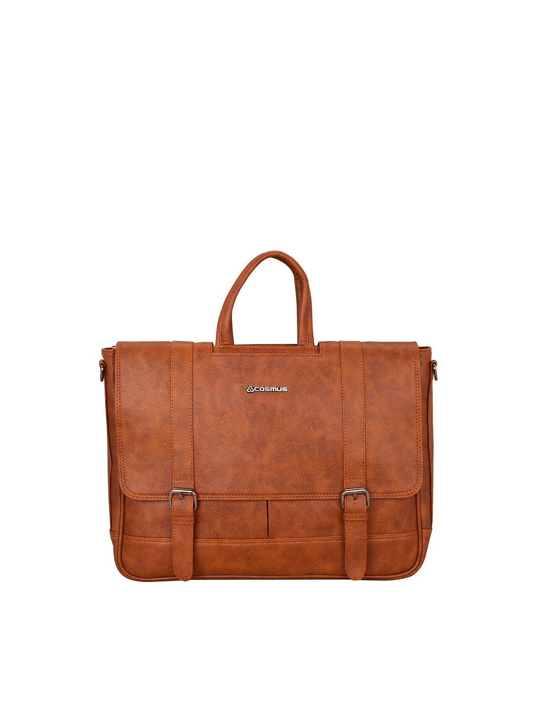 COSMUS Unisex Tan Messenger Bag