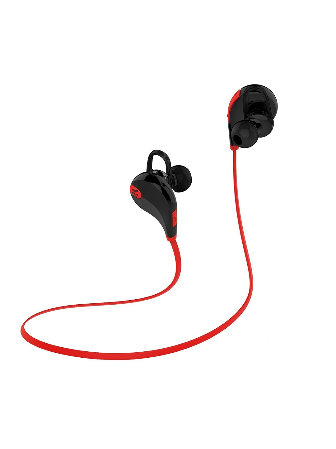 SoundPEATS Red Black Qy7 Bluetooth 4.0 Wireless Sports Headset with Mic SoundPEATS Headphones