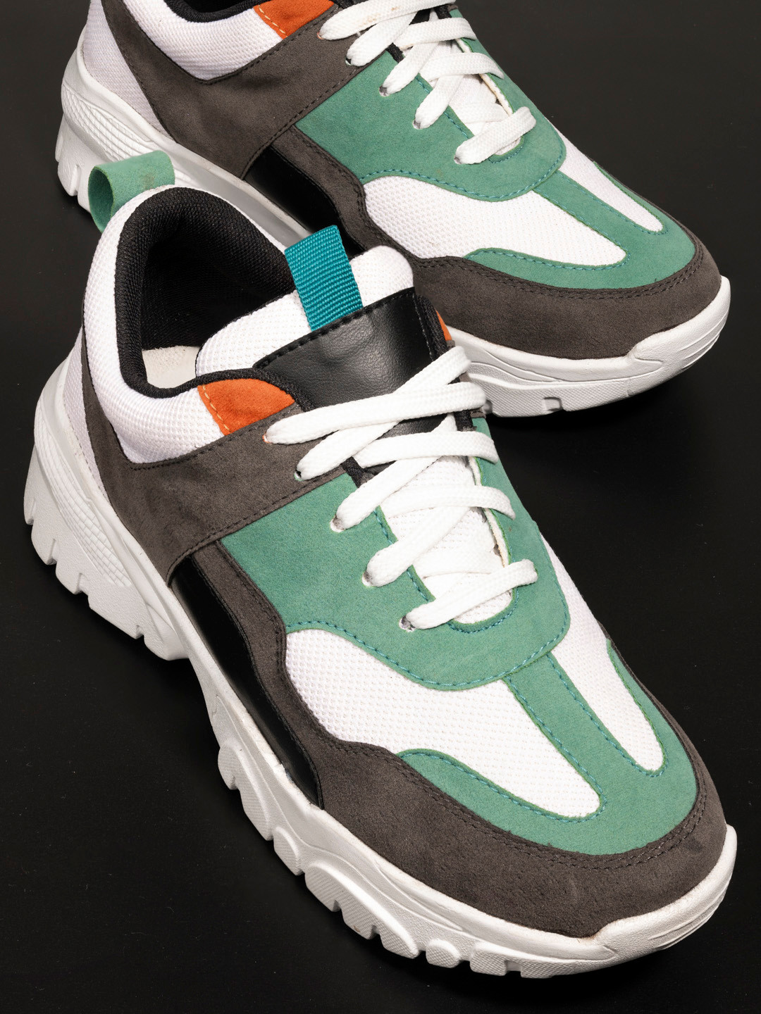 El Paso Women Multicoloured Colourblocked Sneakers