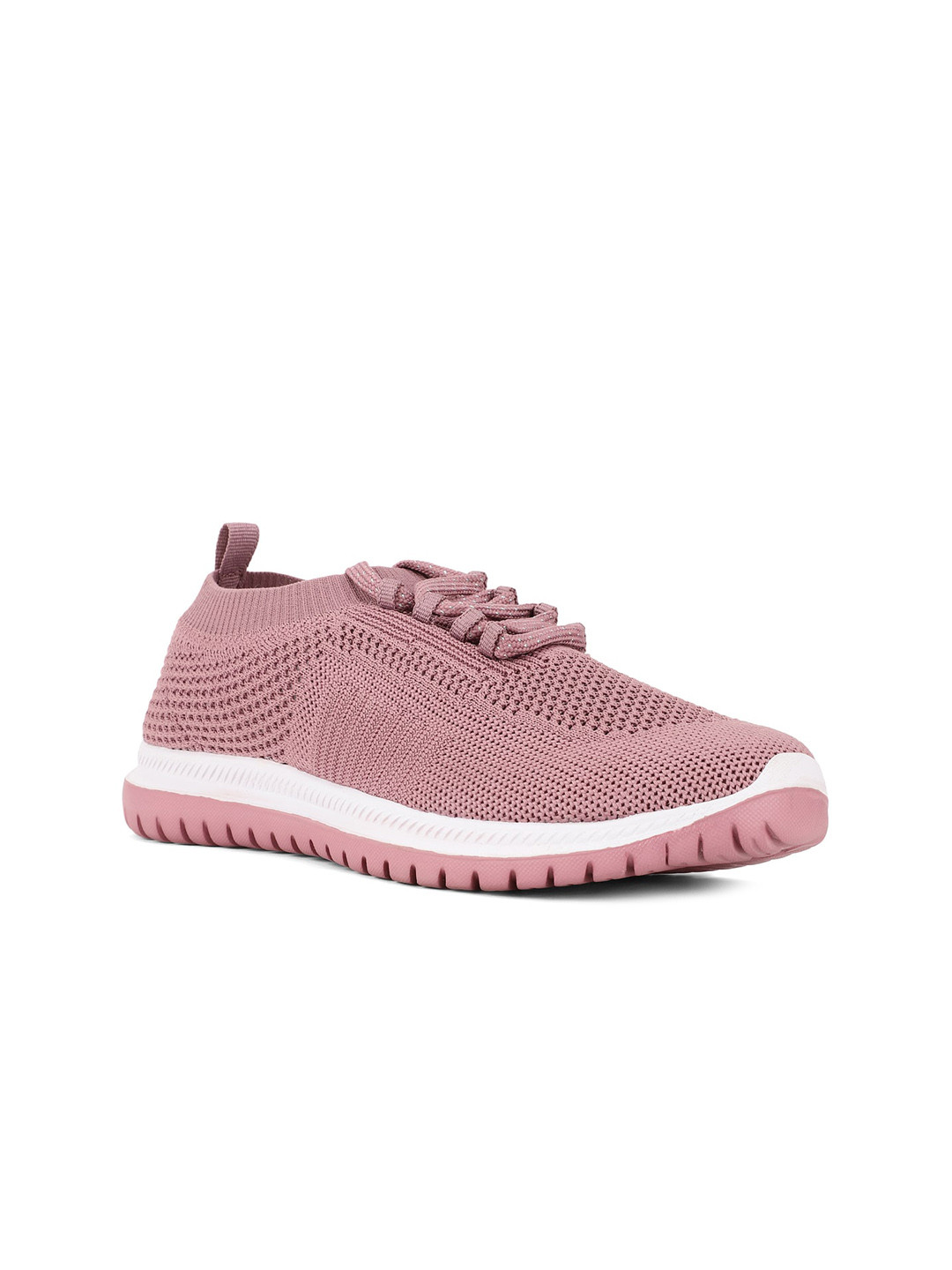 North Star Women Pink Woven Design Sneakers