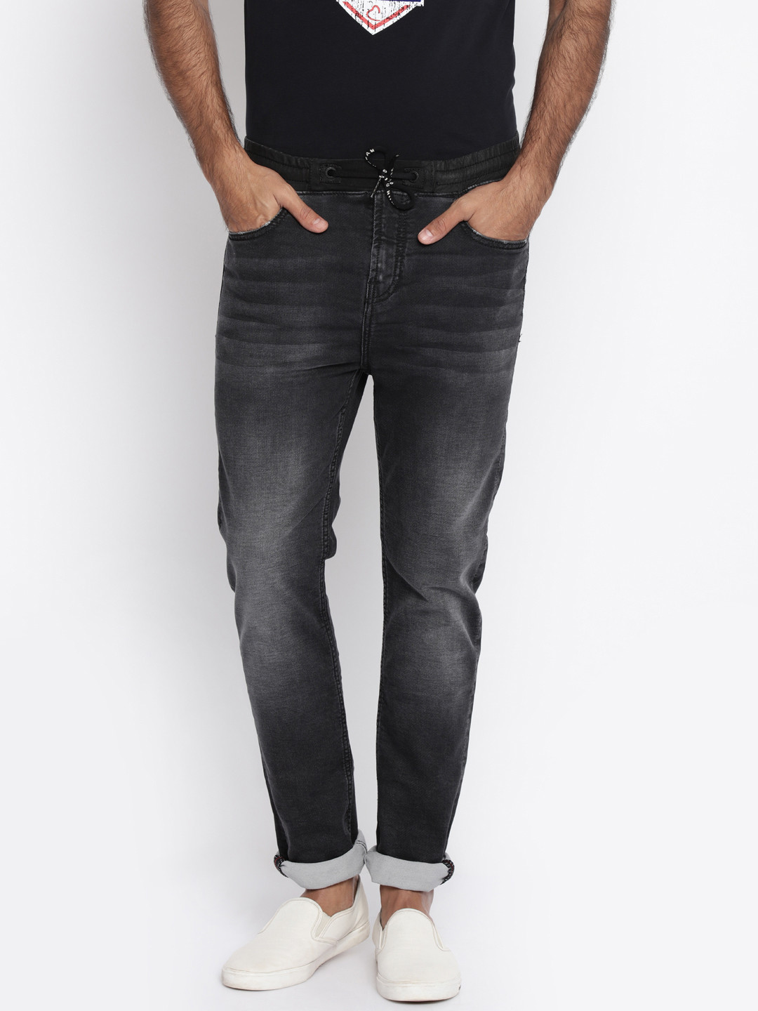 Buy Being Human Clothing Men Charcoal 
