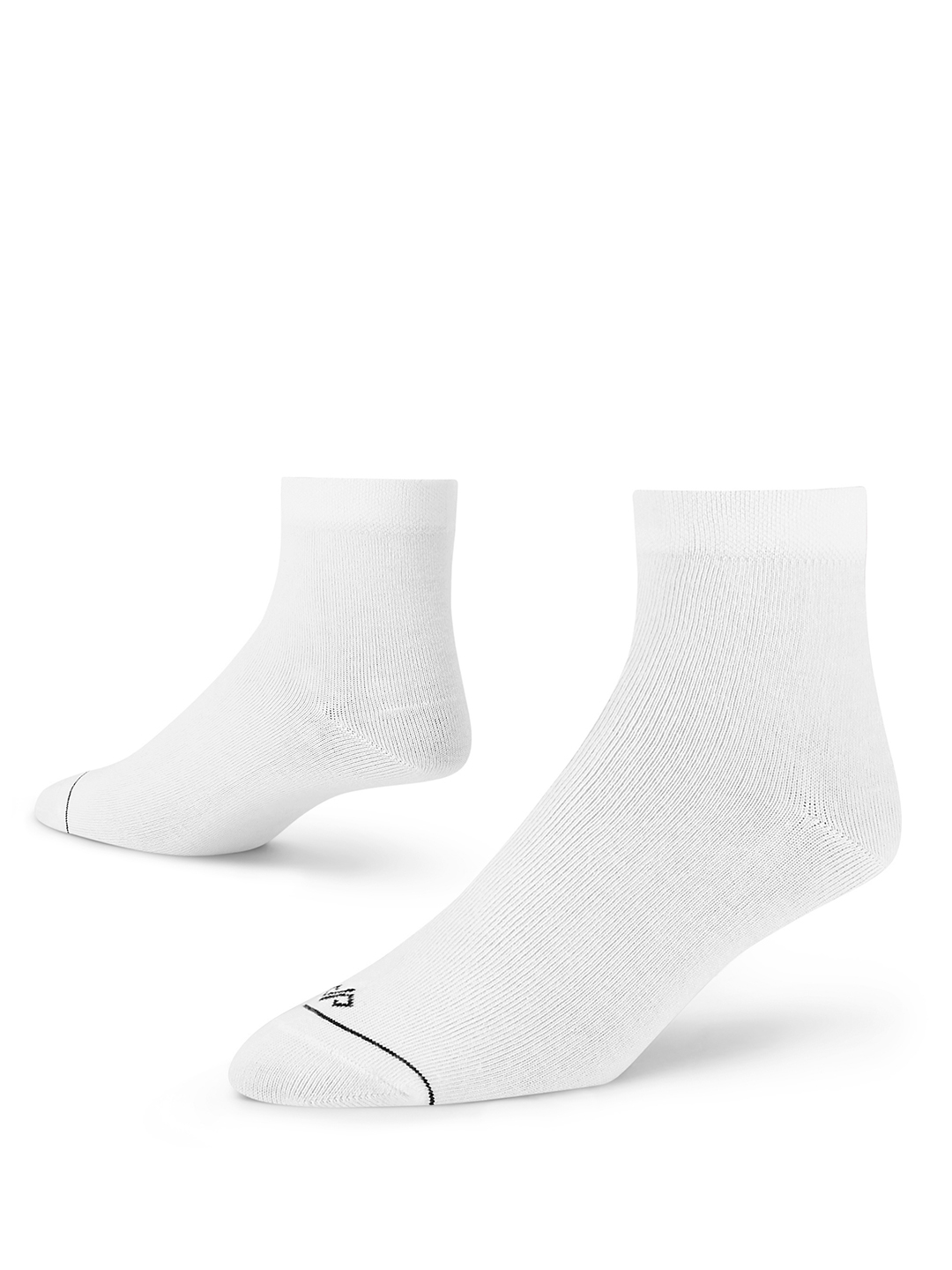 Dynamocks White Men Ankle Length Socks