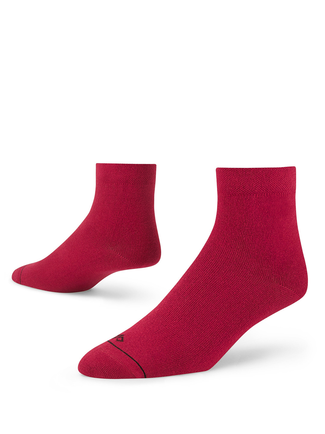 Dynamocks Men Maroon Ankle Length Socks (Pack of 1 Pair)