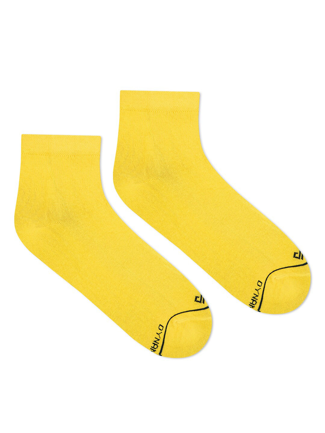 Dynamocks Men Yellow Ankle Length Socks