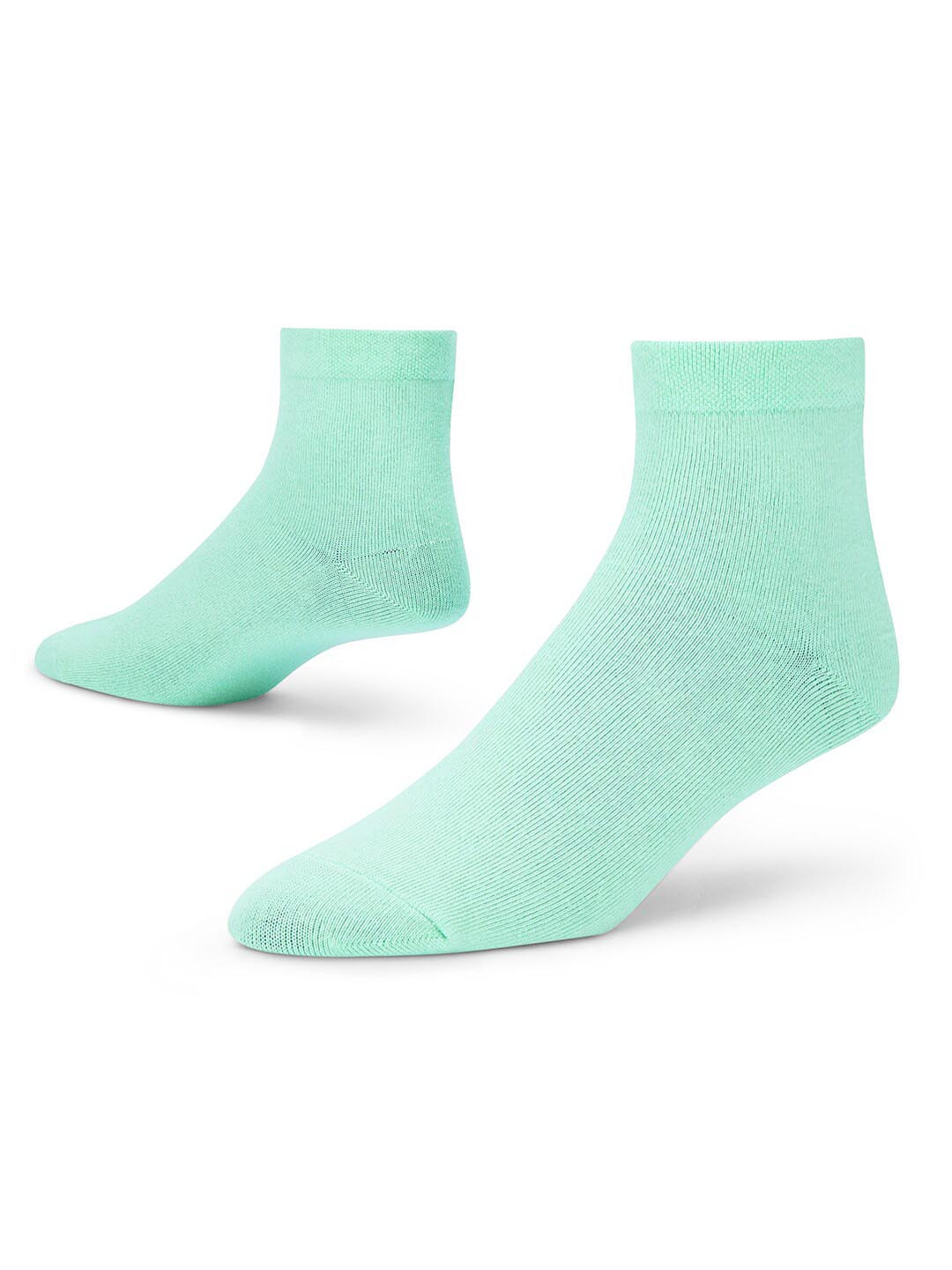 Dynamocks Men Sea Green Ankle Length Socks