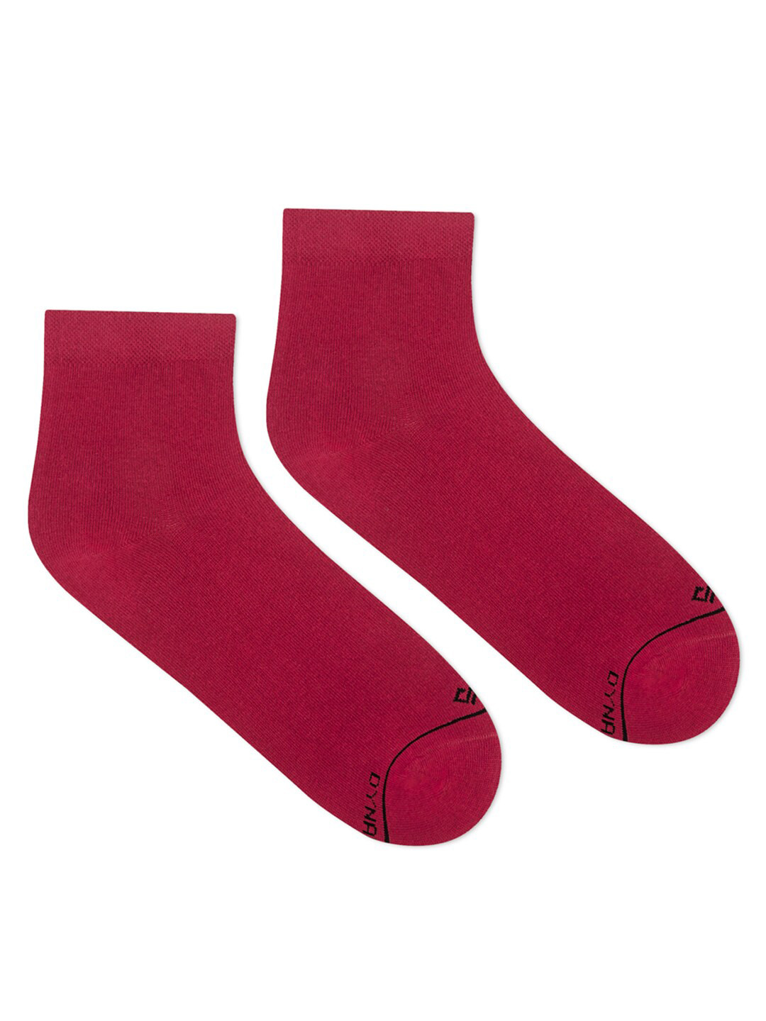 Dynamocks Women Maroon Solid Ankle-Length Socks