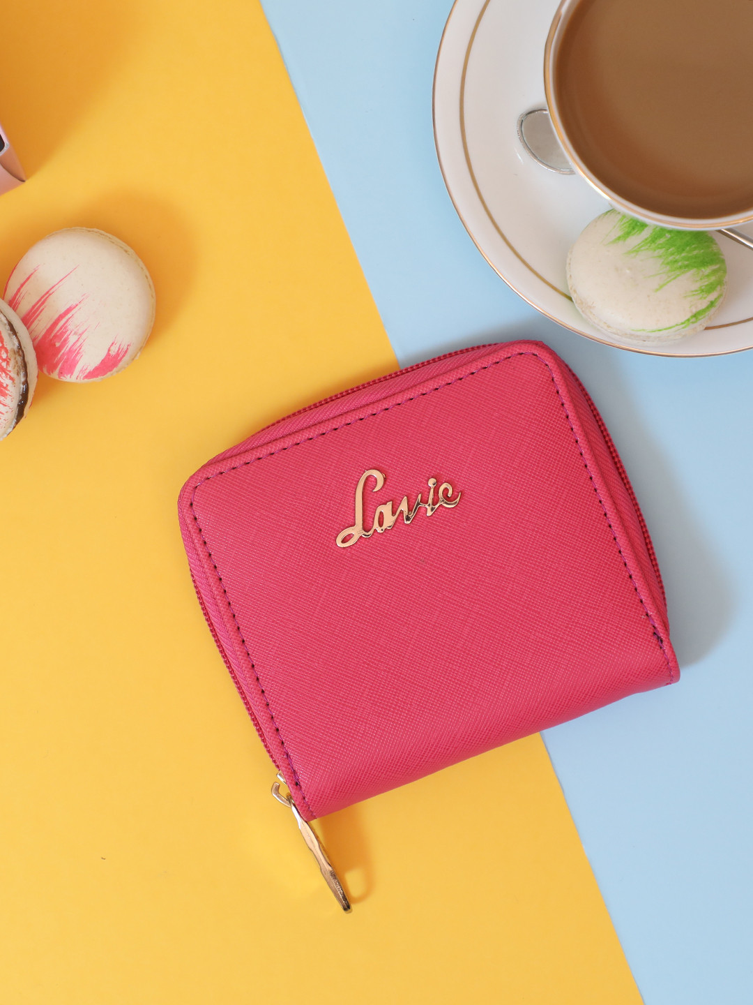 Lavie  Rally Pro Fuschia Zipper Around Wallet