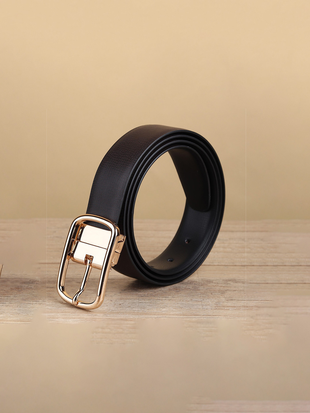 Kastner Men Black & Brown Formal Reversible Belt