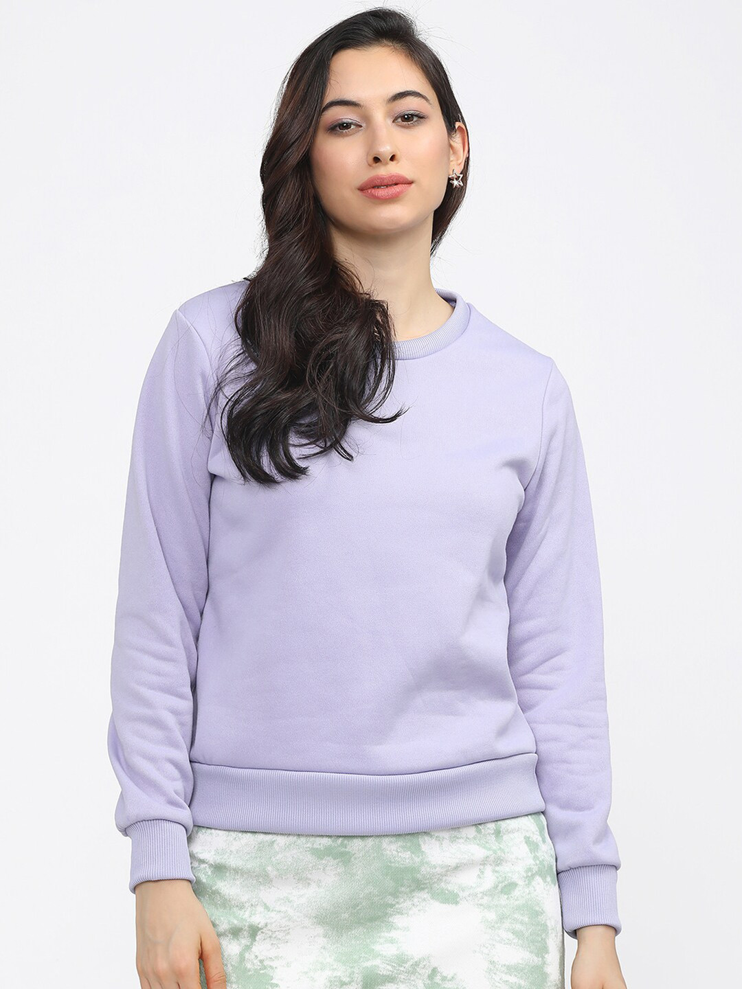 Tokyo Talkies Women Purple Sweatshirt