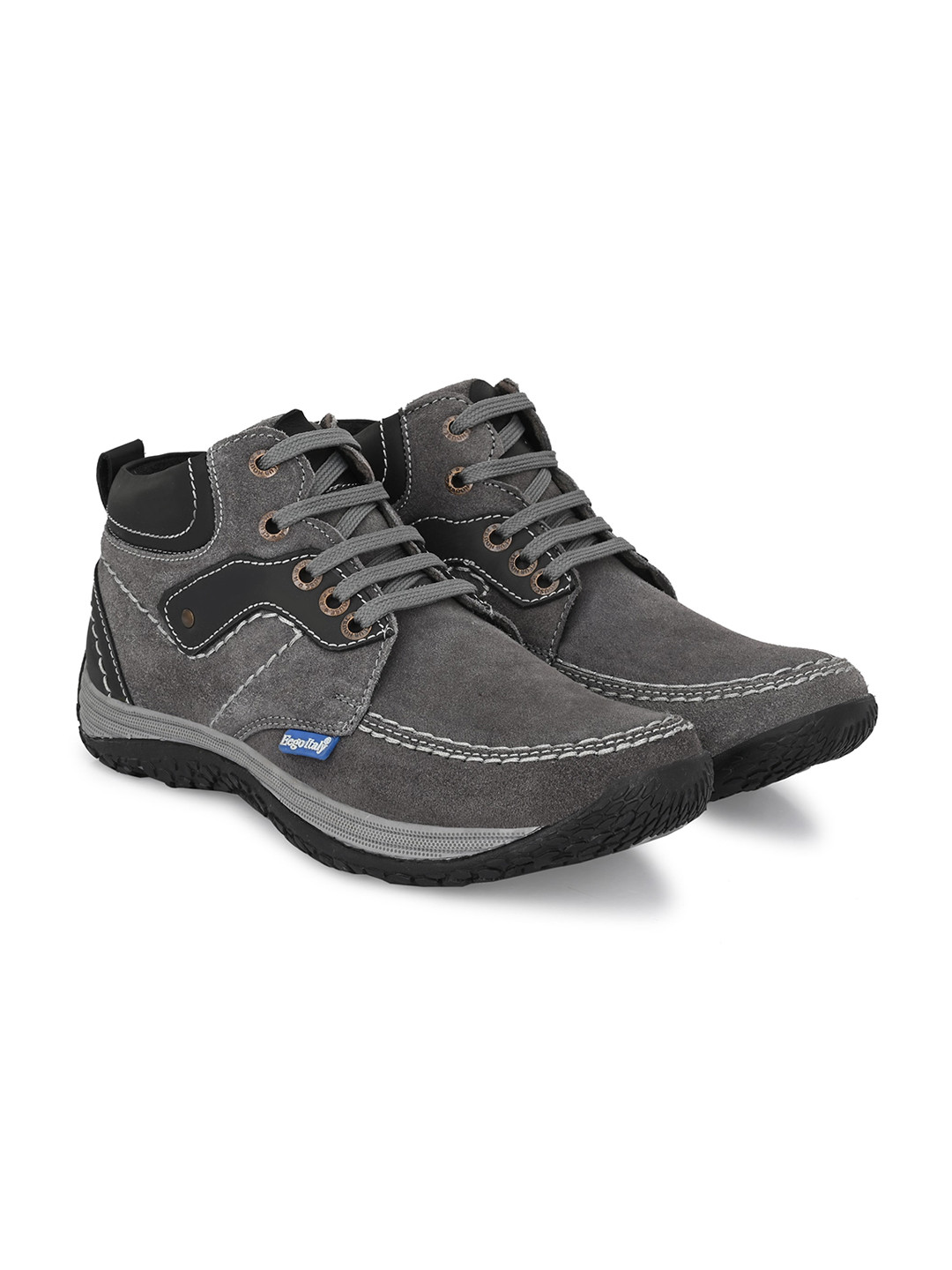 Eego Italy Men Suede Mid-Top Sneakers