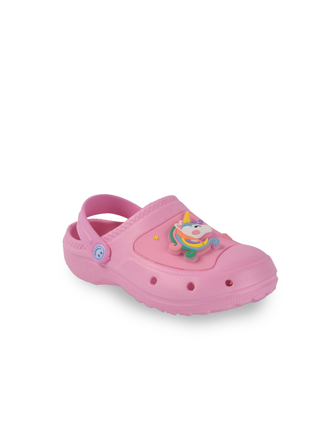 Yellow Bee Girls Unicorn Purple & Yellow Clogs