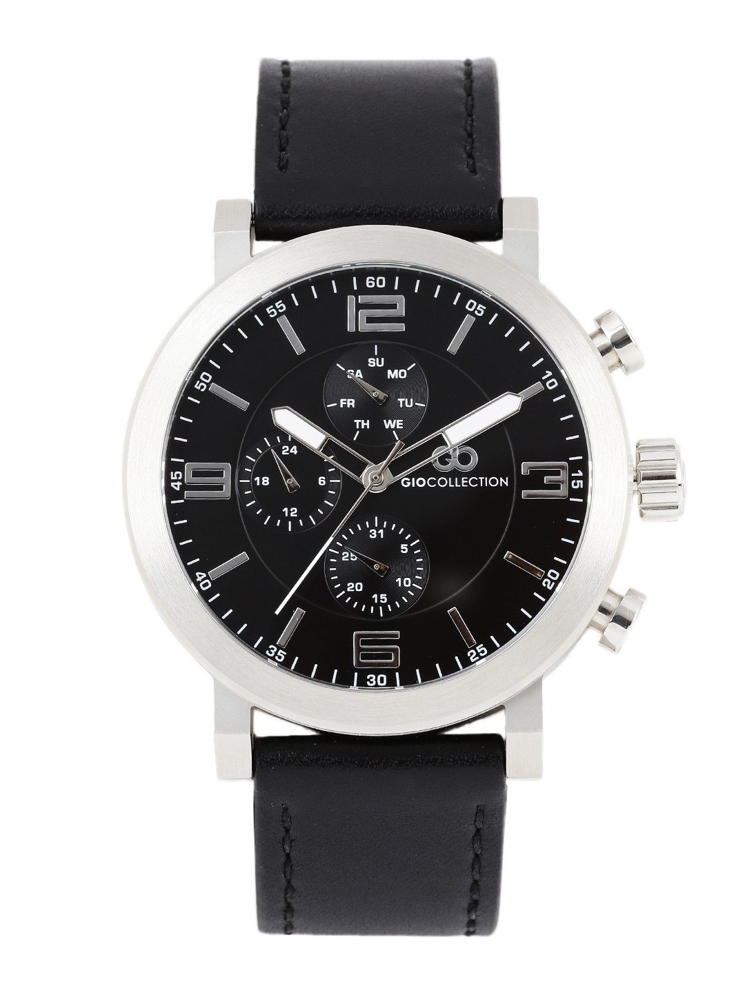 GIO COLLECTION Men Black Multi-Function Watch G1012-01