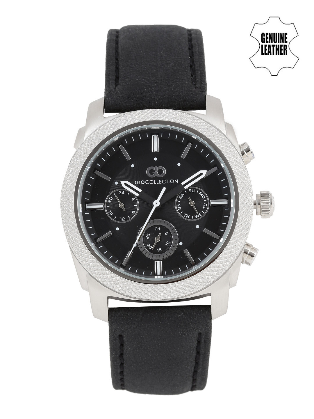 GIO COLLECTION Men Black Multifunction Analogue Watch G1014-01