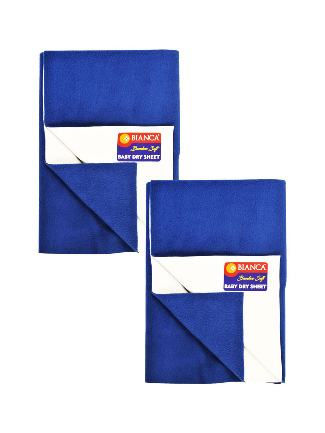 BIANCA Blue Set of 2 Waterproof Mattress Protector