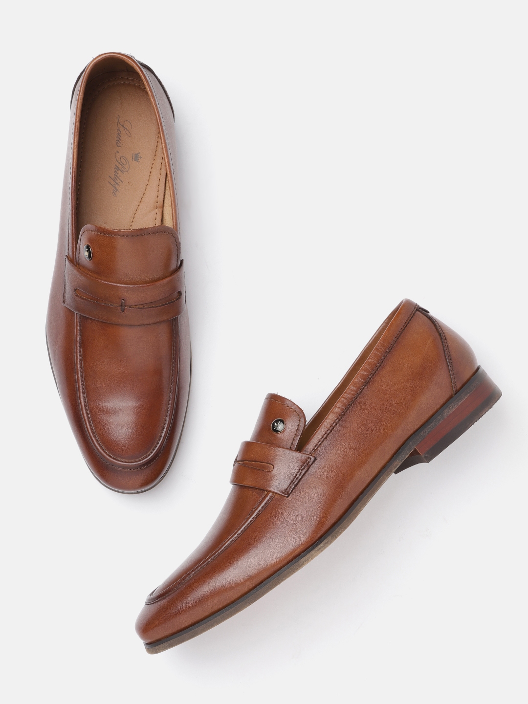 Louis philippe slip on shoes top