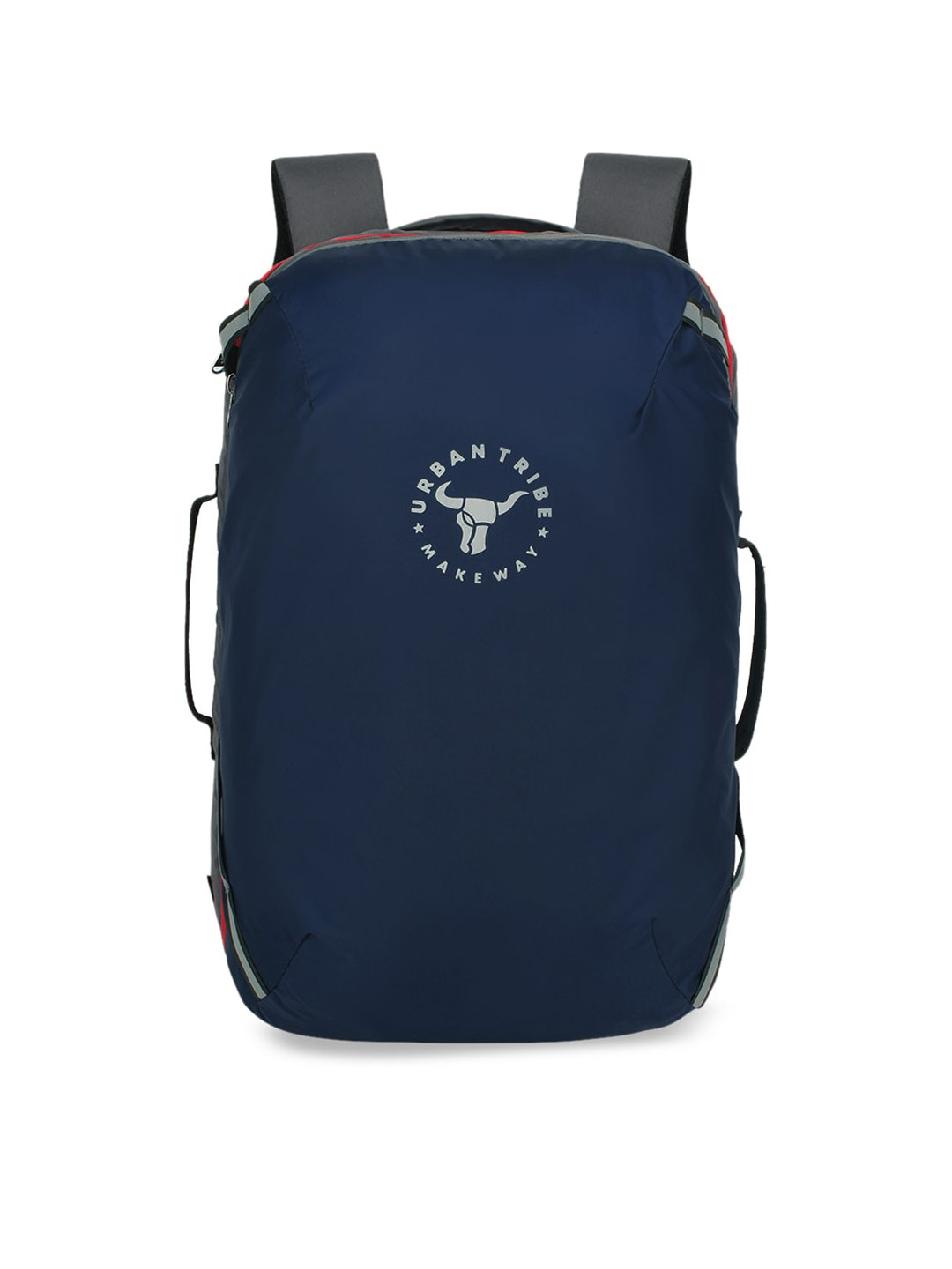 URBAN TRIBE Unisex Blue Brand Logo Backpack