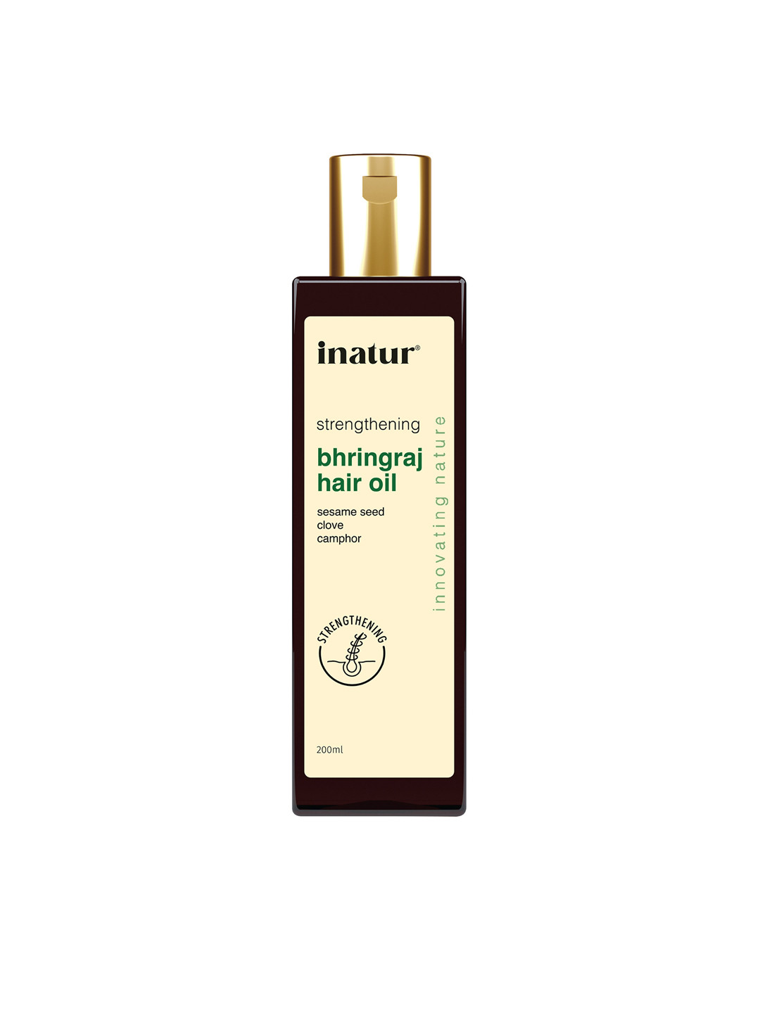 Inatur Bhringraj Ayurvedic Oil - 200 ml