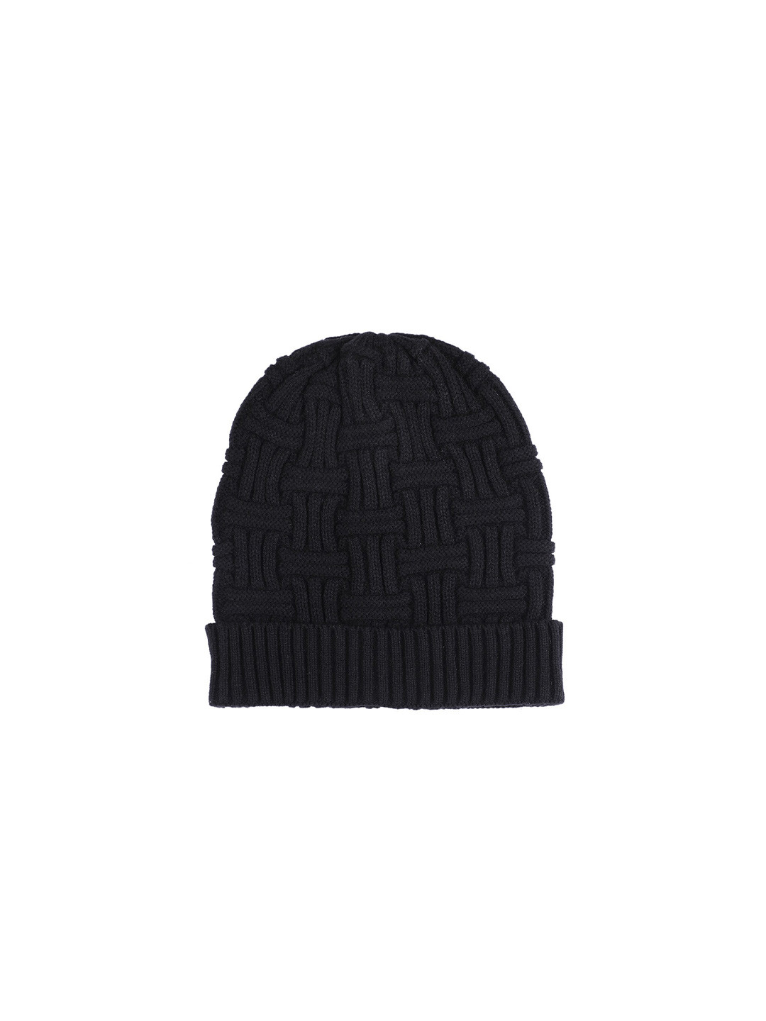 Bharatasya Unisex Kids Black Beanie