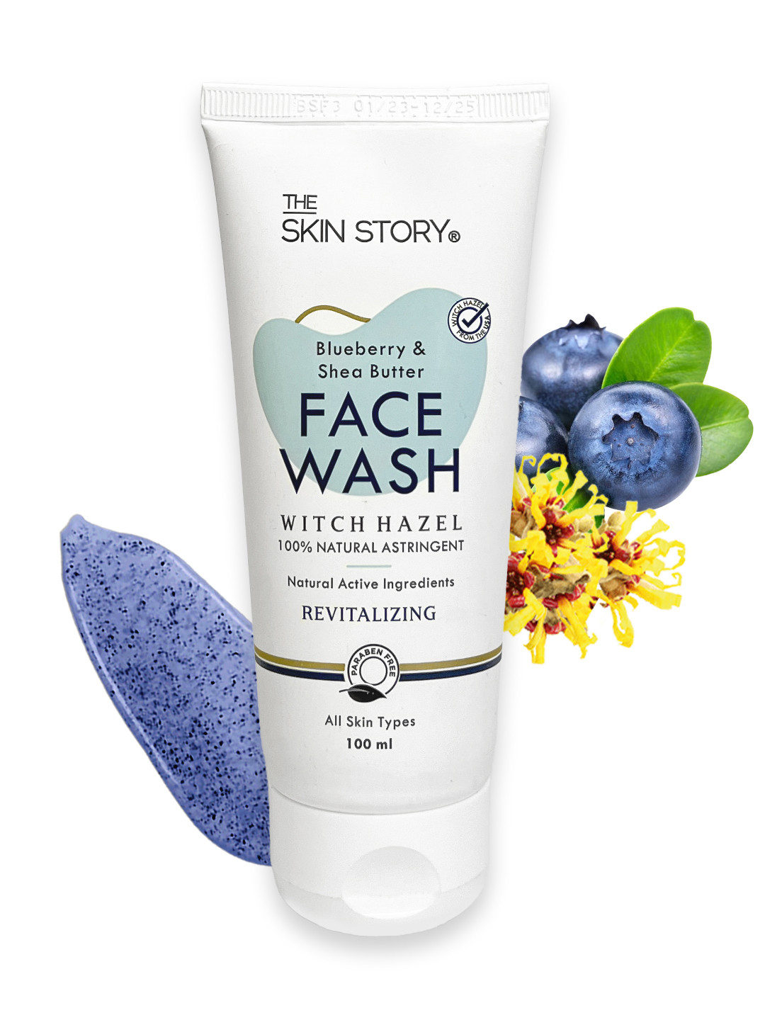 THE SKIN STORY Shea Butter & Blueberry Facewash - 100 ml