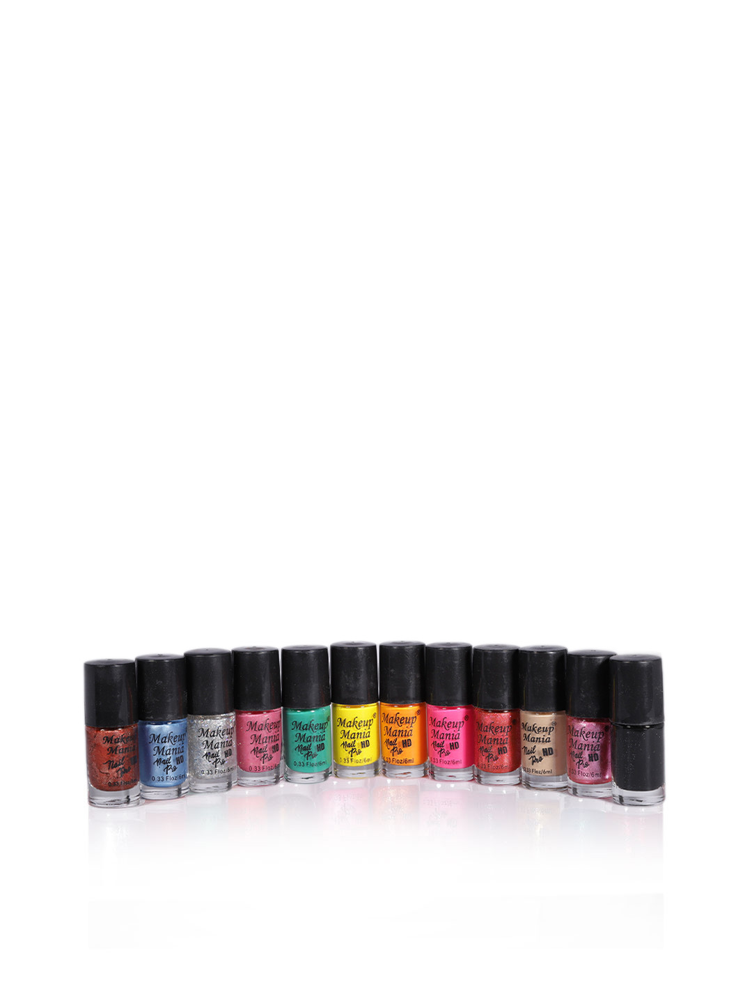 Makeup Mania Multicolor Set of 12 Nail Poilish, 6ml each
