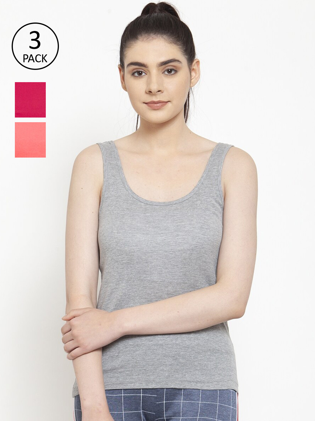 Friskers Pack of 3Tank Top