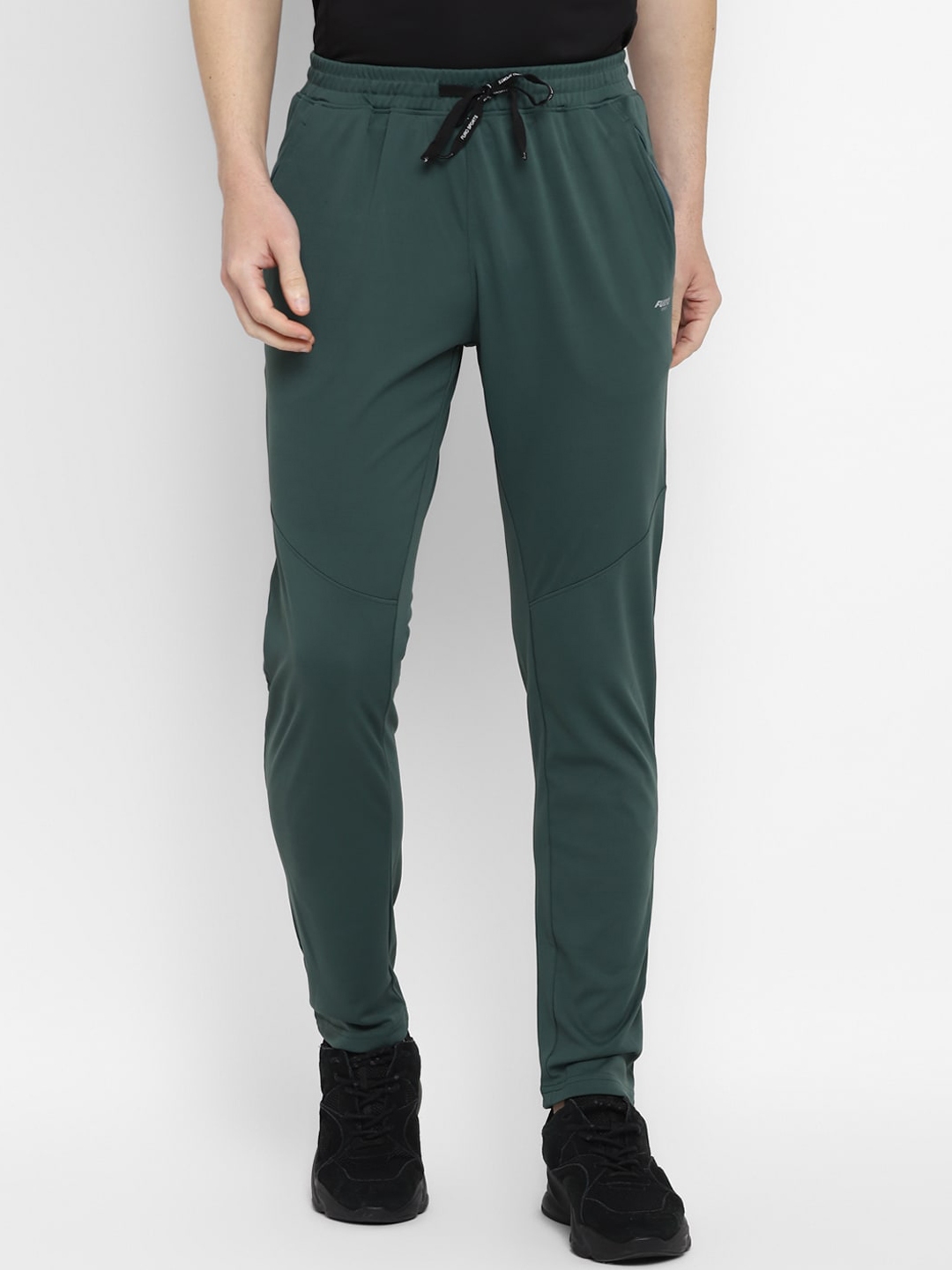 Buy FURO By Red Chief Men Olive Green Solid Track Pants - Track Pants for  Men 16223934