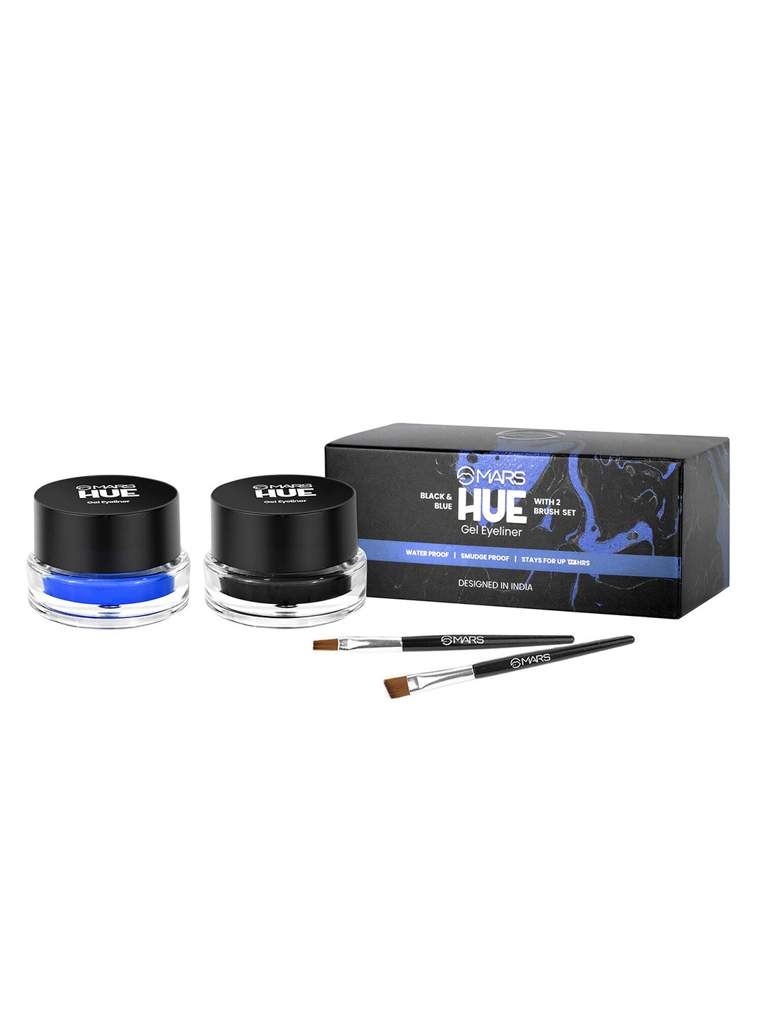 MARS Set of 2 Hue Gel Eyeliner - Black & Blue