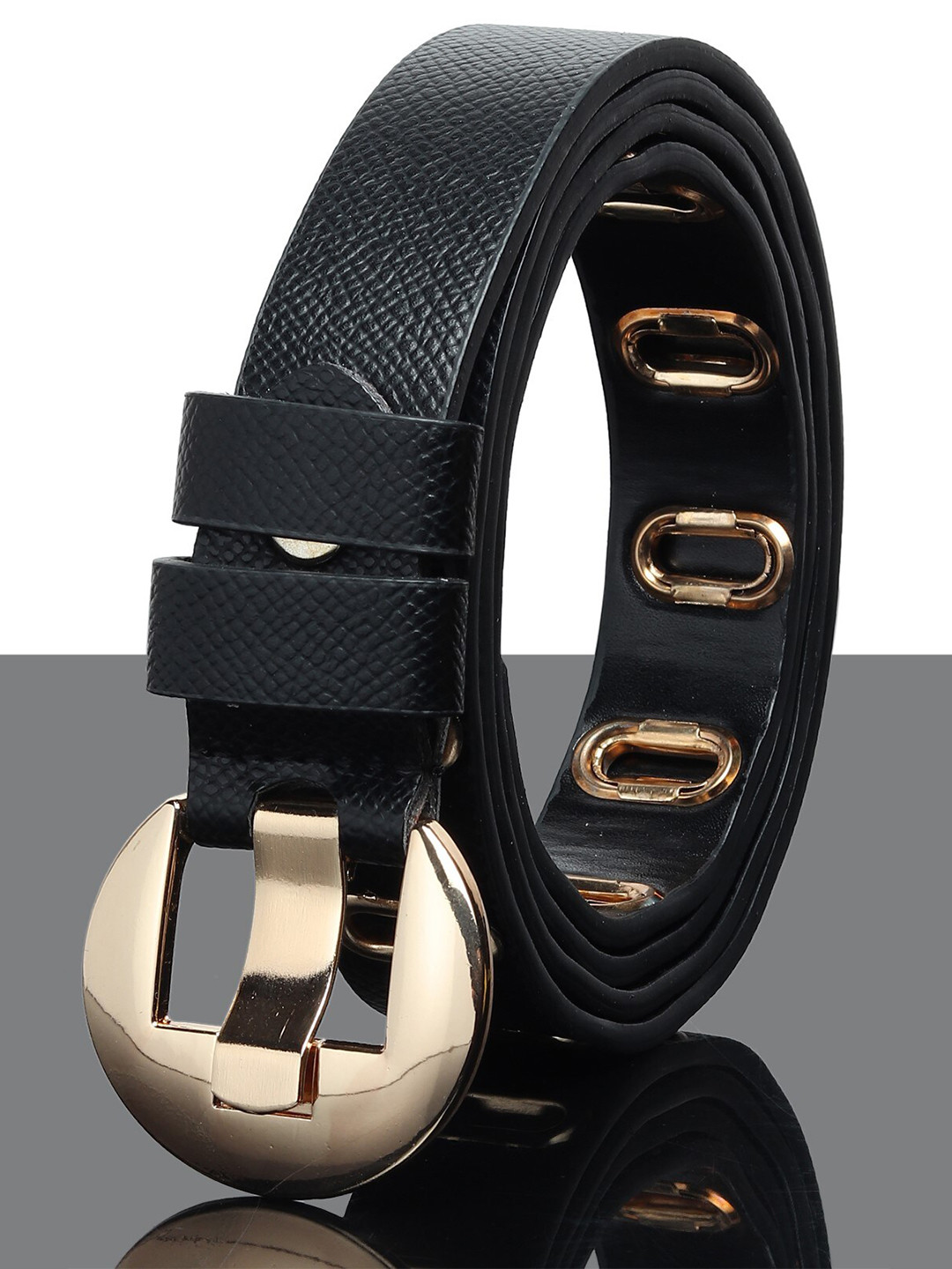Kastner Women Black Artificial Leather Belt