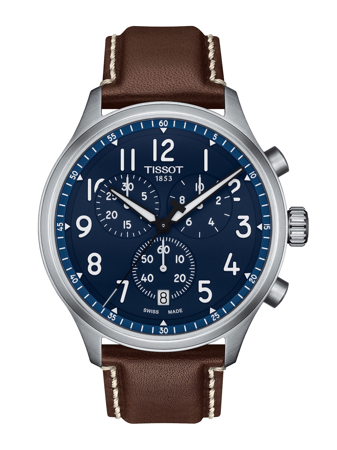 Buy TISSOT Men Blue Dial Brown Chrono XL Vintage Watch T1166171604200 Watches for Men 16229668 Myntra