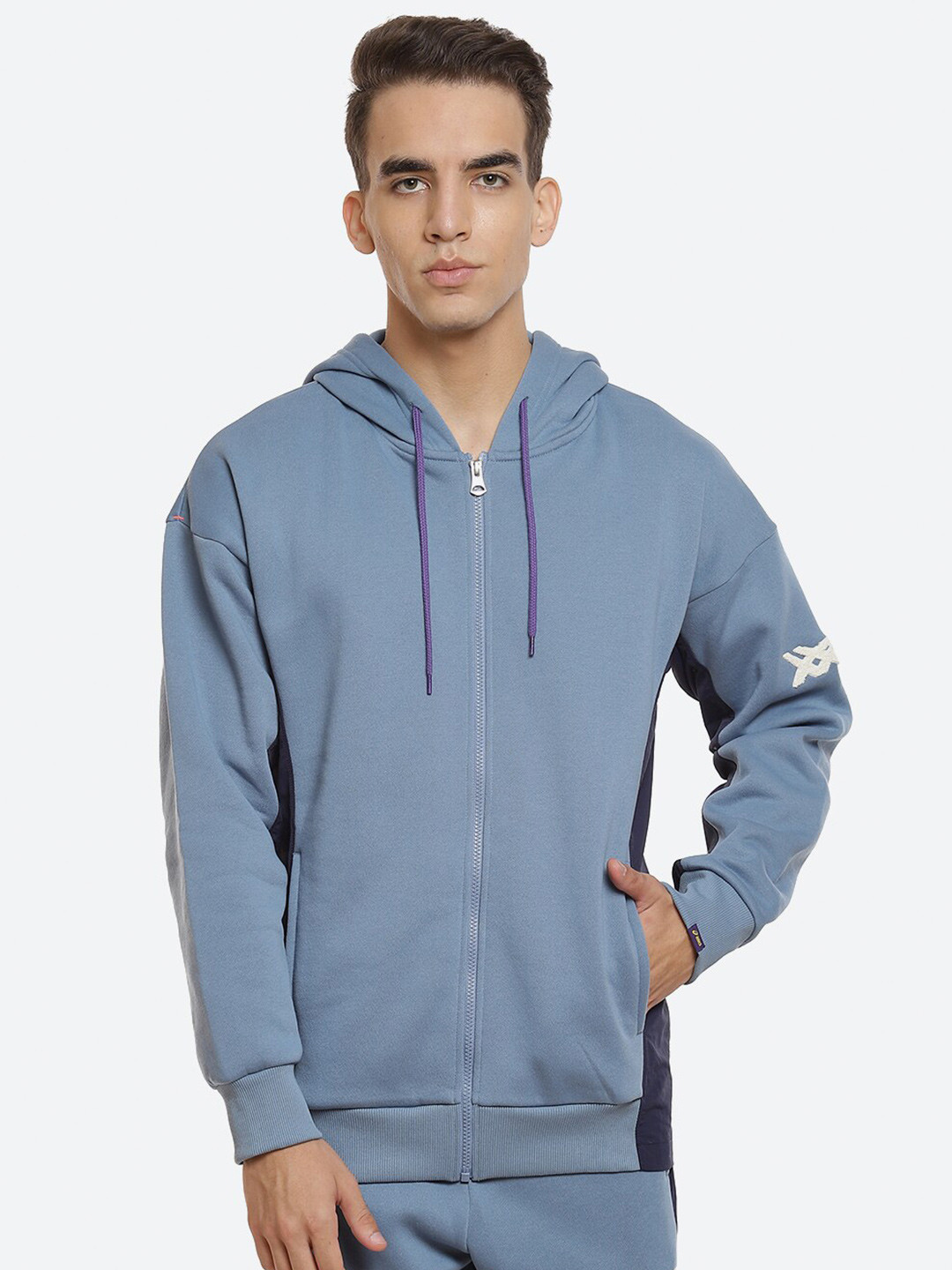 ASICS Men Hooded M Brushed French Terry Full Zip Walking Sweatshirt