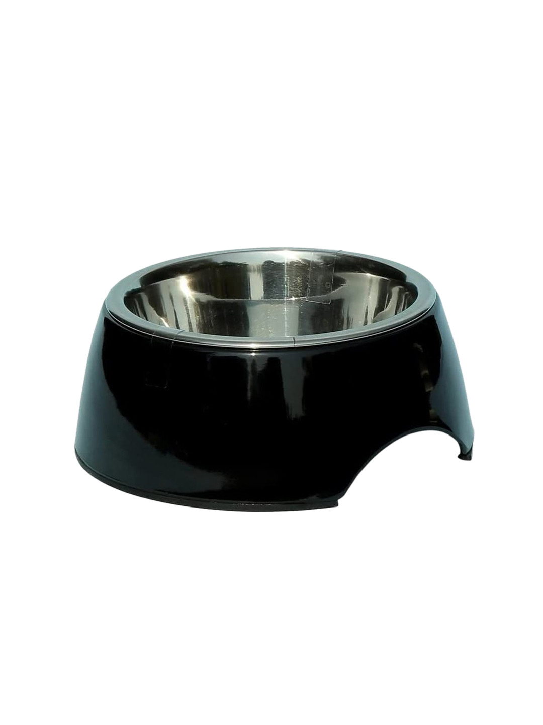 Emily pets Black Solid Pet Melamine Bowl Feeder