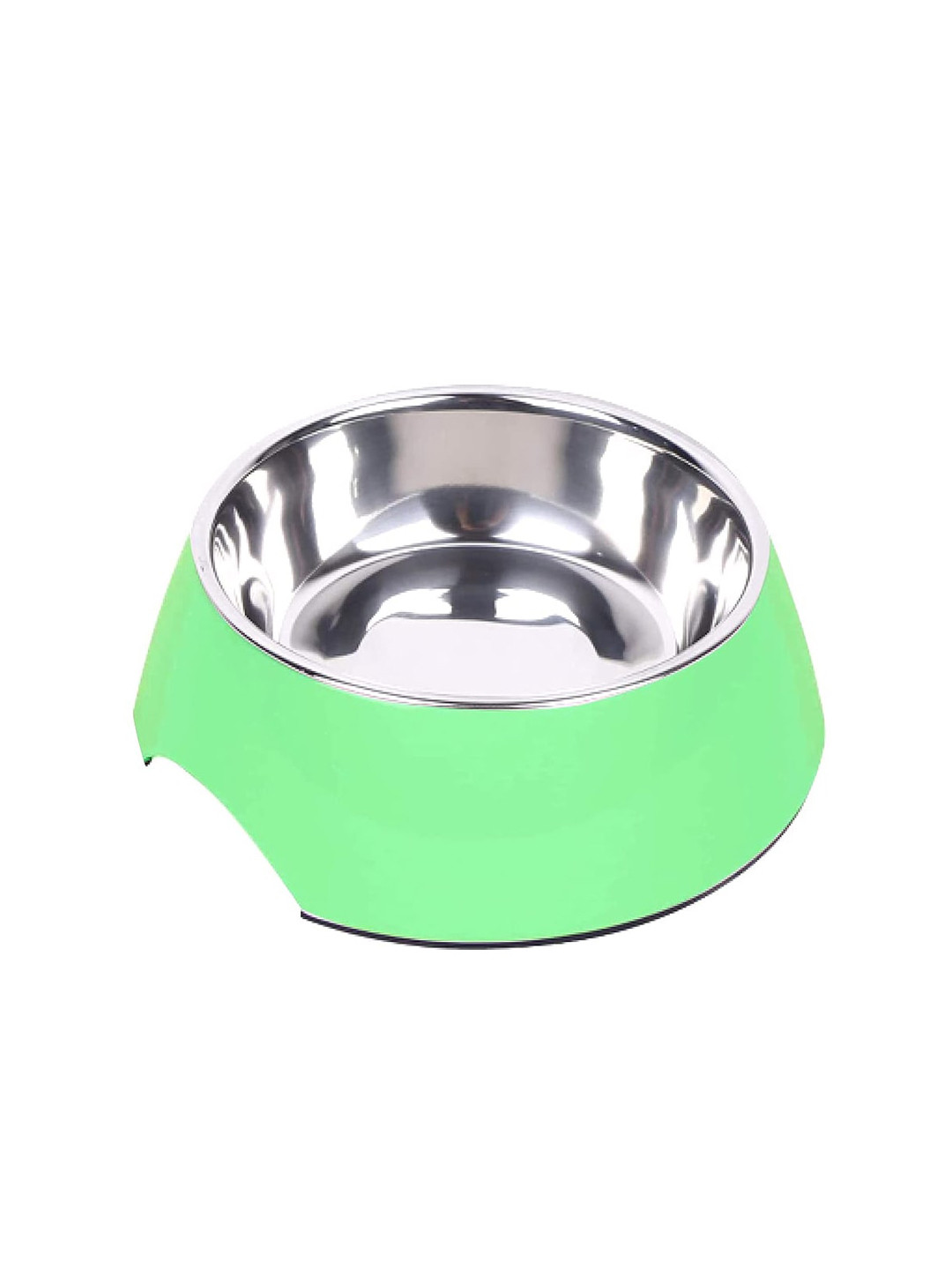 Emily pets Green Solid Pet Feeding Bowl