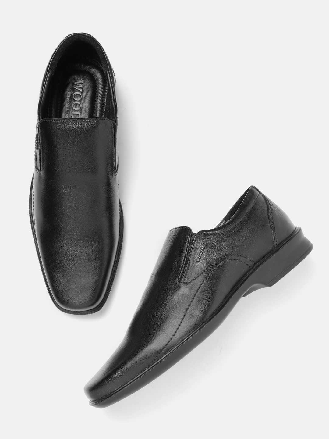Woods black formal shoes clearance