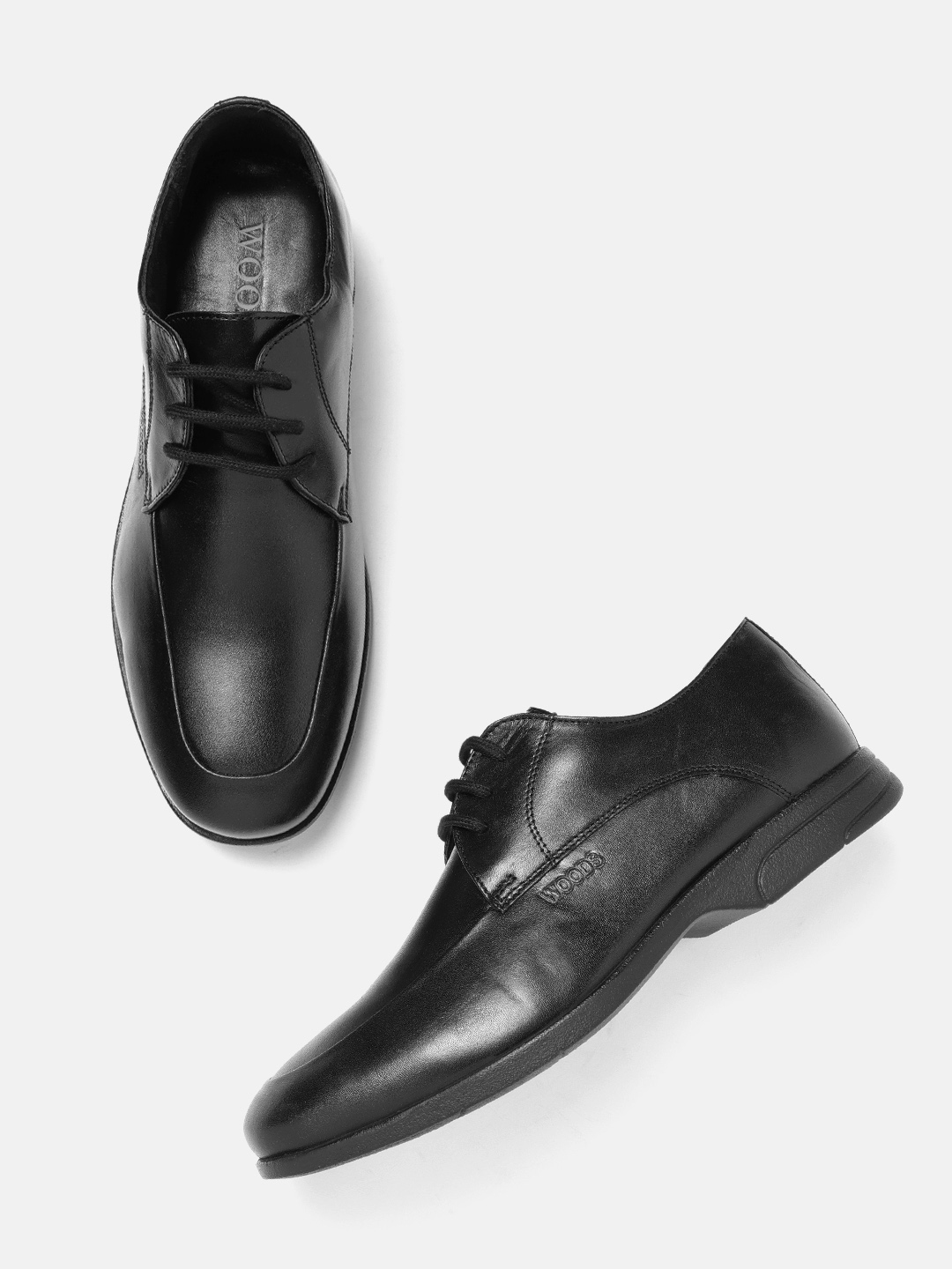 Woods men's leather formal shoes cheap