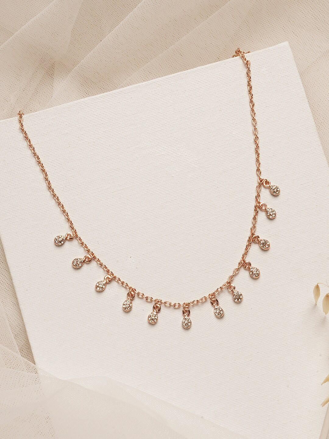 JOKER & WITCH Women Rose Gold Stary Night Necklace