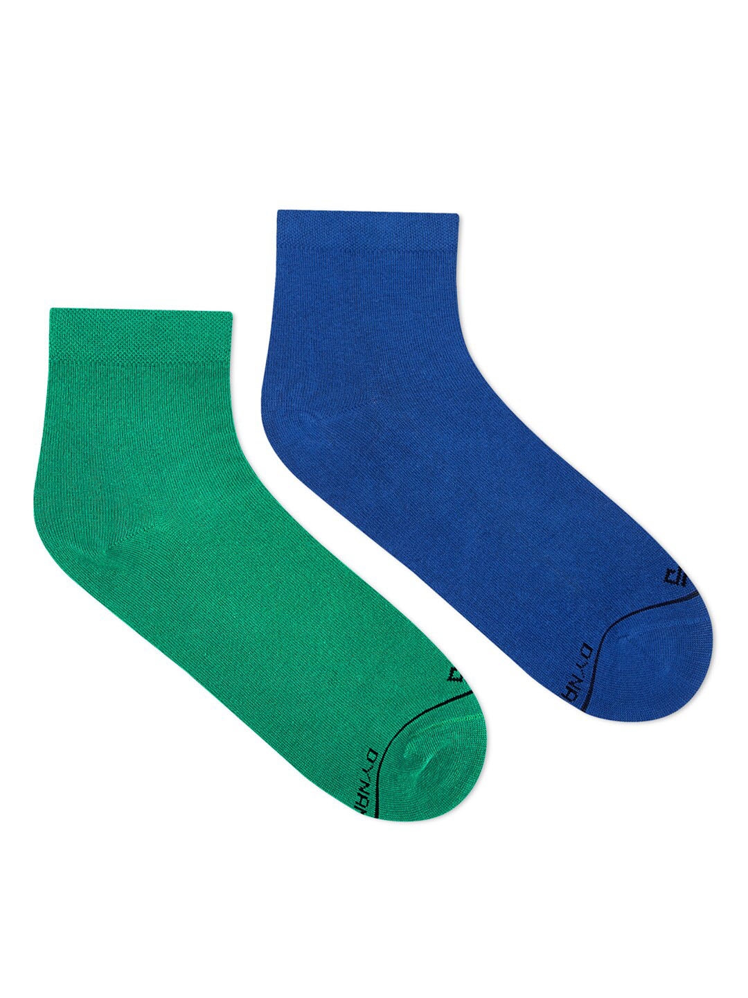 Dynamocks Men Pack of 2 Solid Ankle Length Socks