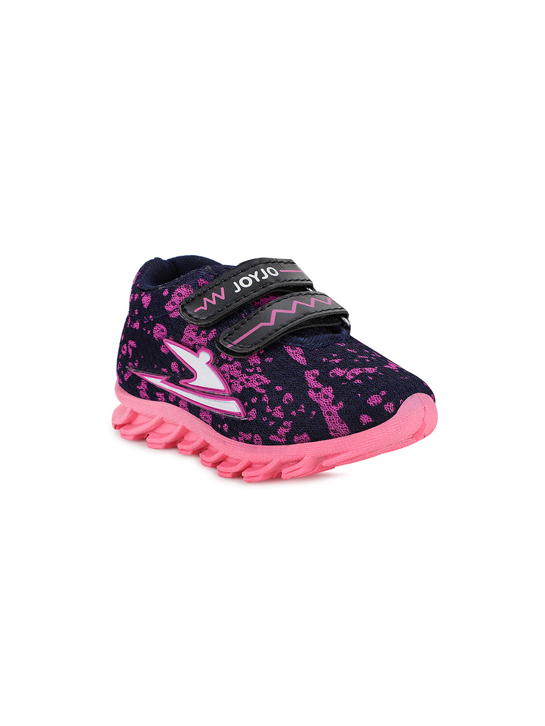 NEOBABY Kids Pink Printed Sneakers