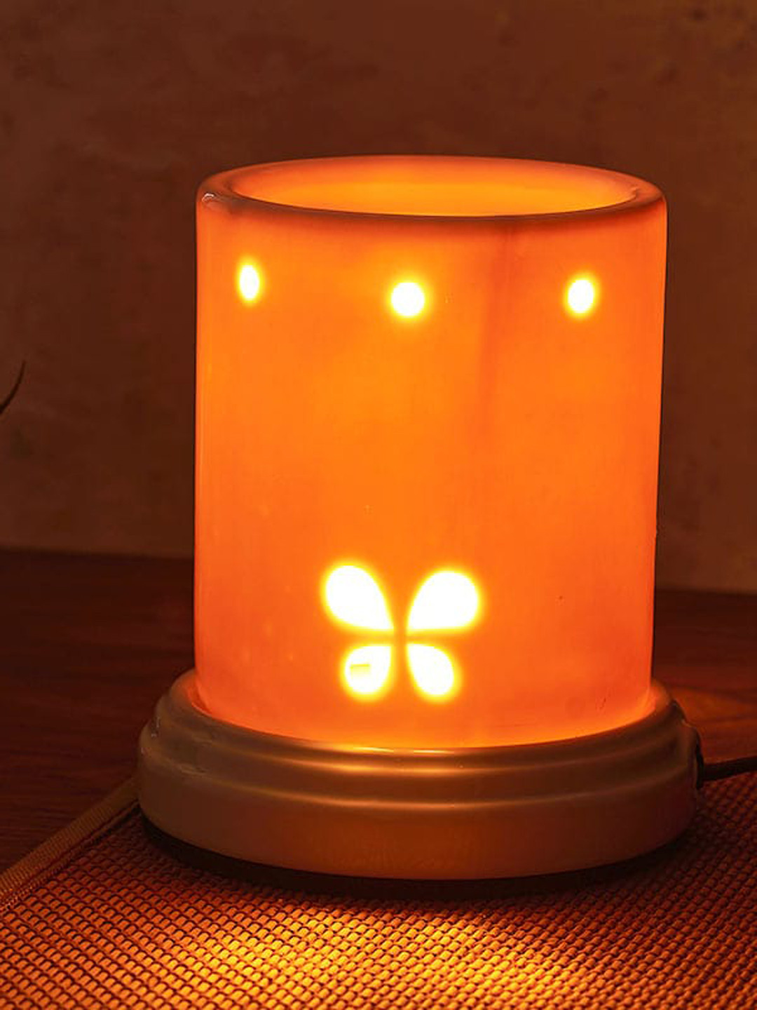 Iris White Ceramic Electric Vaporizer