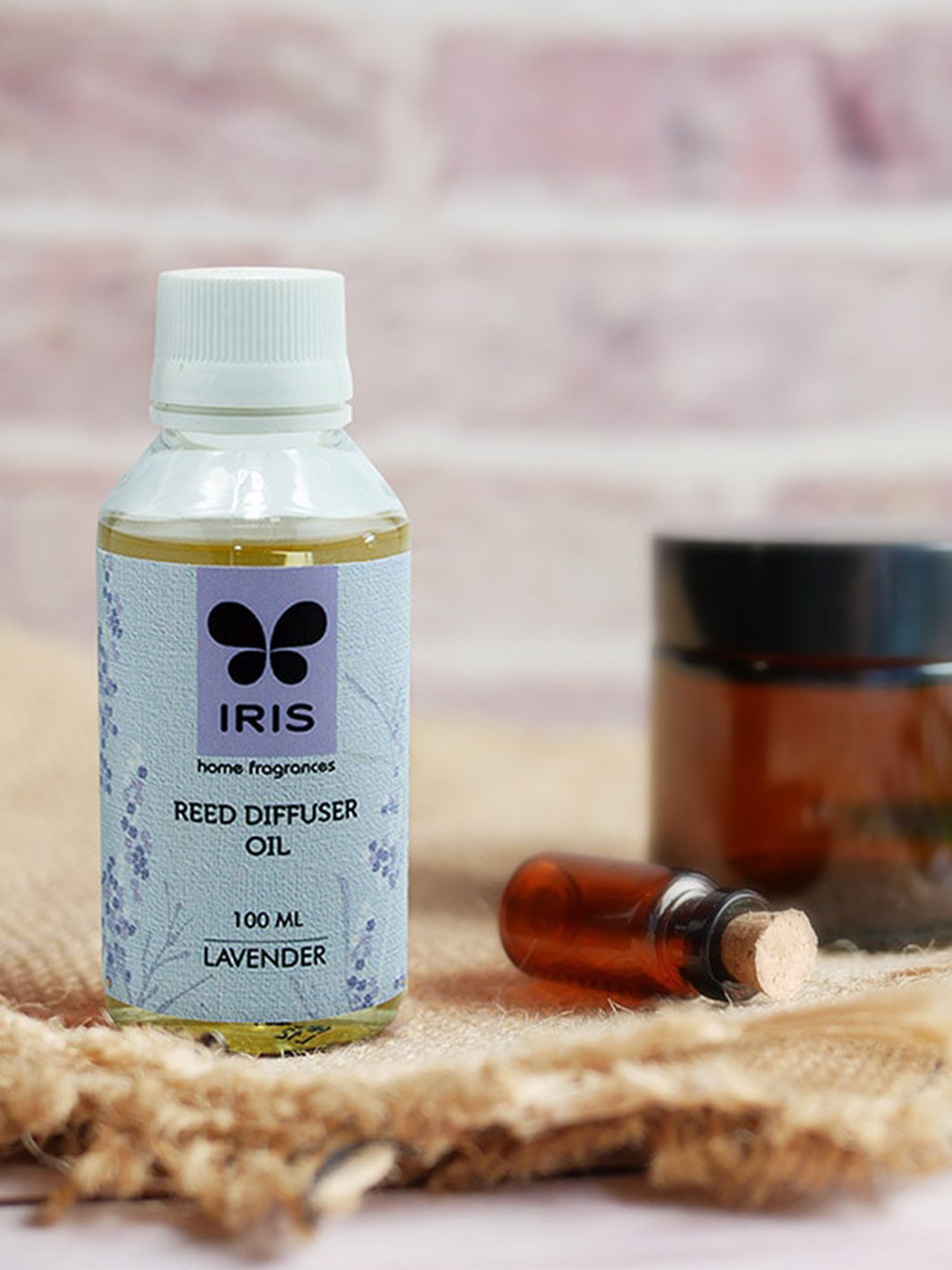 Iris Purple Lavender Reed Diffuser Refill Set