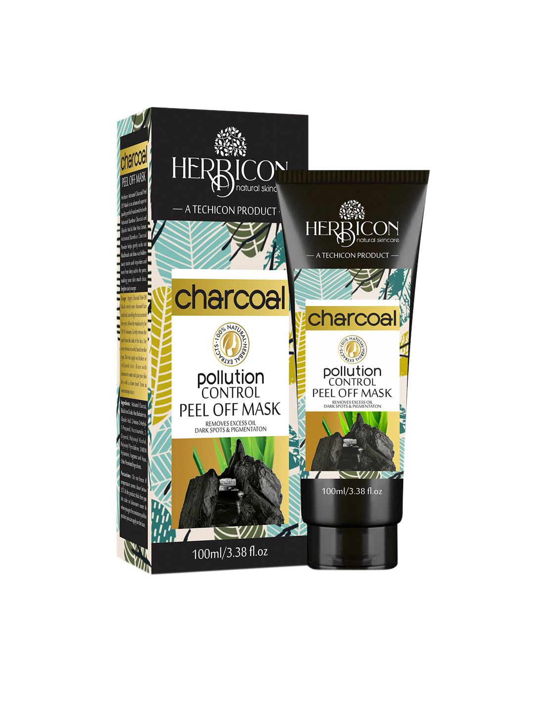 Herbicon Activated Bamboo Charcoal Peel Off Mask-100 Ml