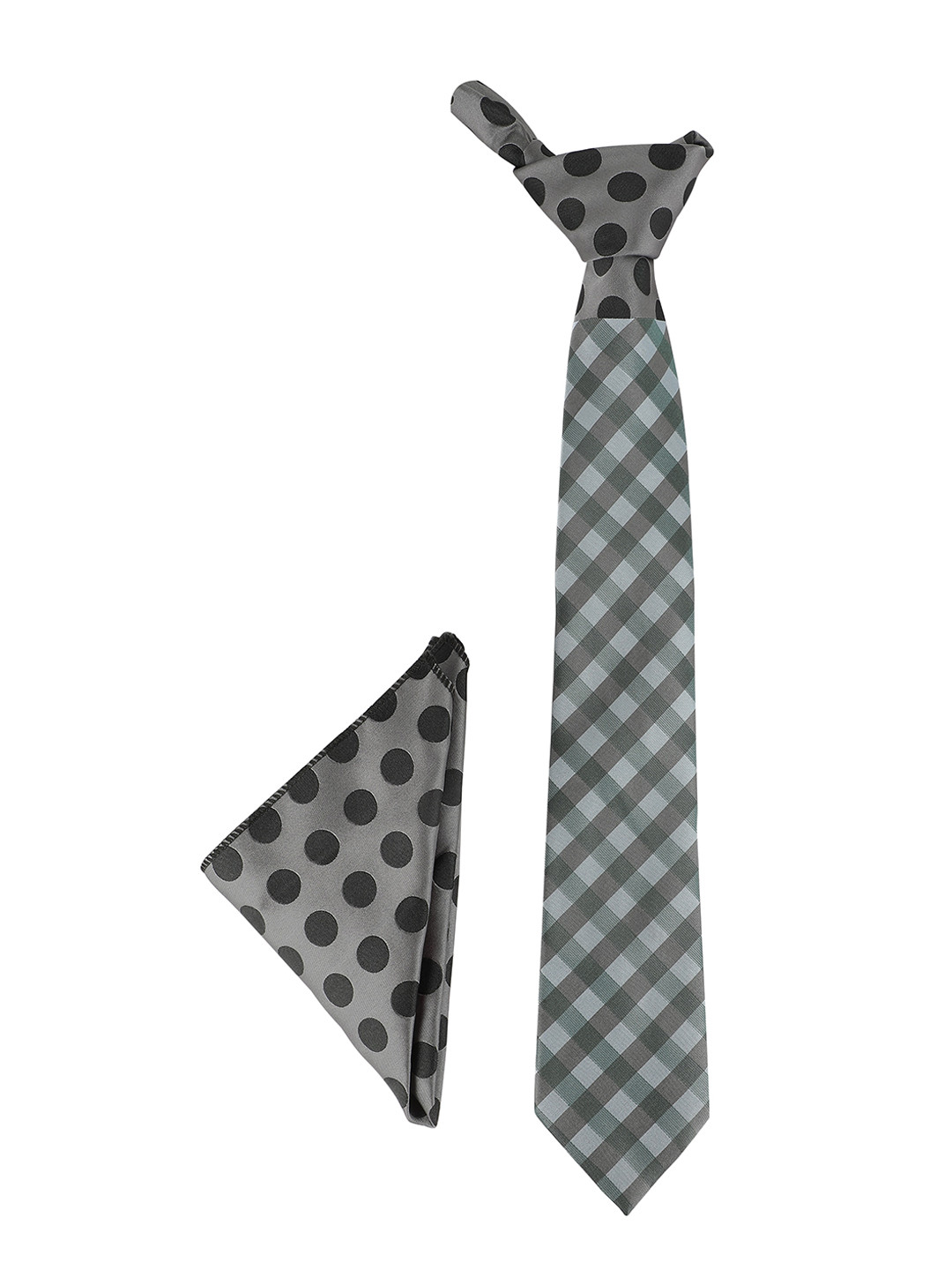 Alvaro Castagnino Men Grey & Green Accessory Gift Set