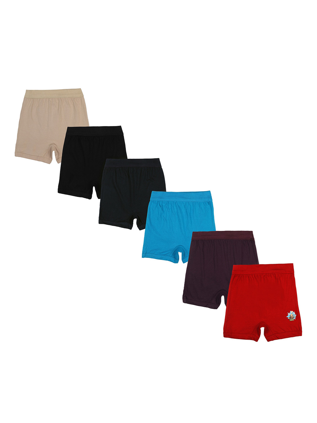 Red Rose Boys Pack of 6 Cotton Briefs with Motu Patlu Detail Print - JR-40CLMPPO6