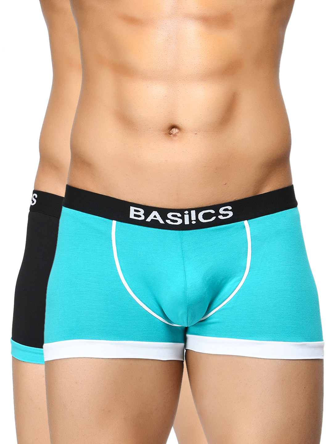 BASIICS by La Intimo Men Pack of 2 Trunks BCSTR020B024