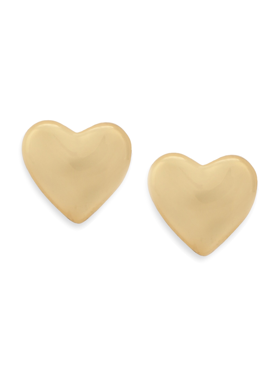 Ted Baker Gold-Plated Heart Shaped Studs Earrings