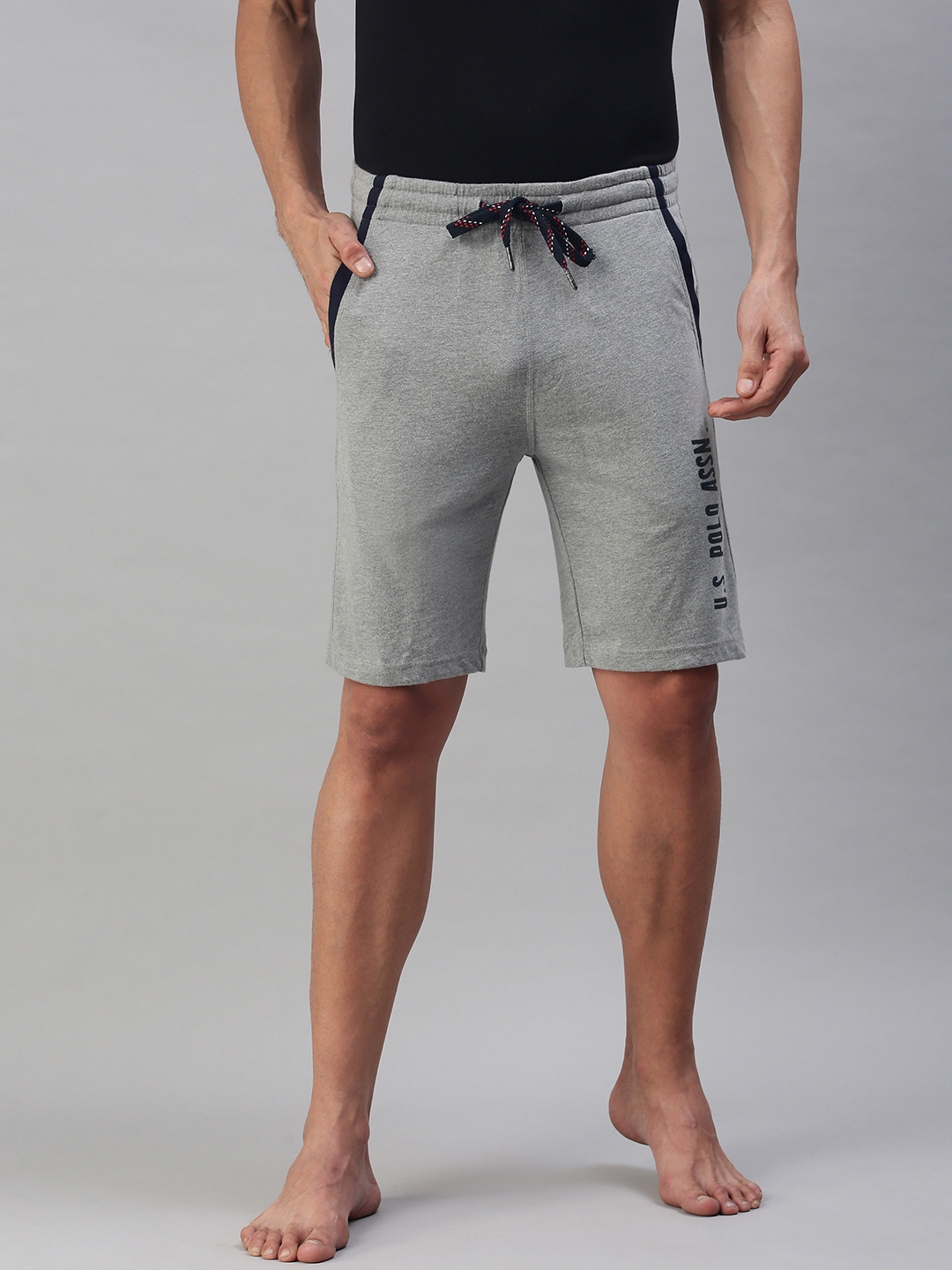 Mens gray hot sale athletic shorts