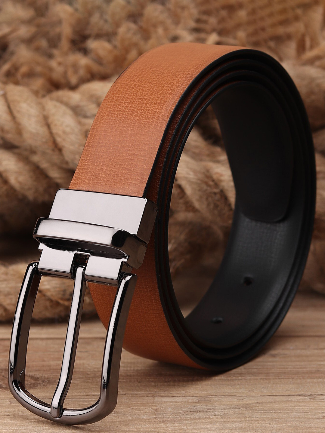 Kastner Men Black Reversible Belt