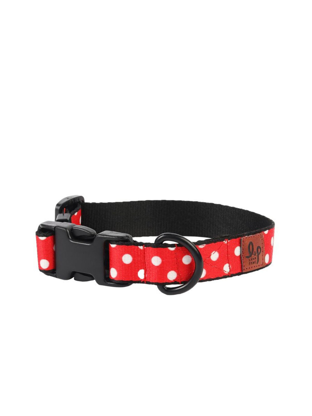 LANA PAWS Red & White Printed Dog Collar