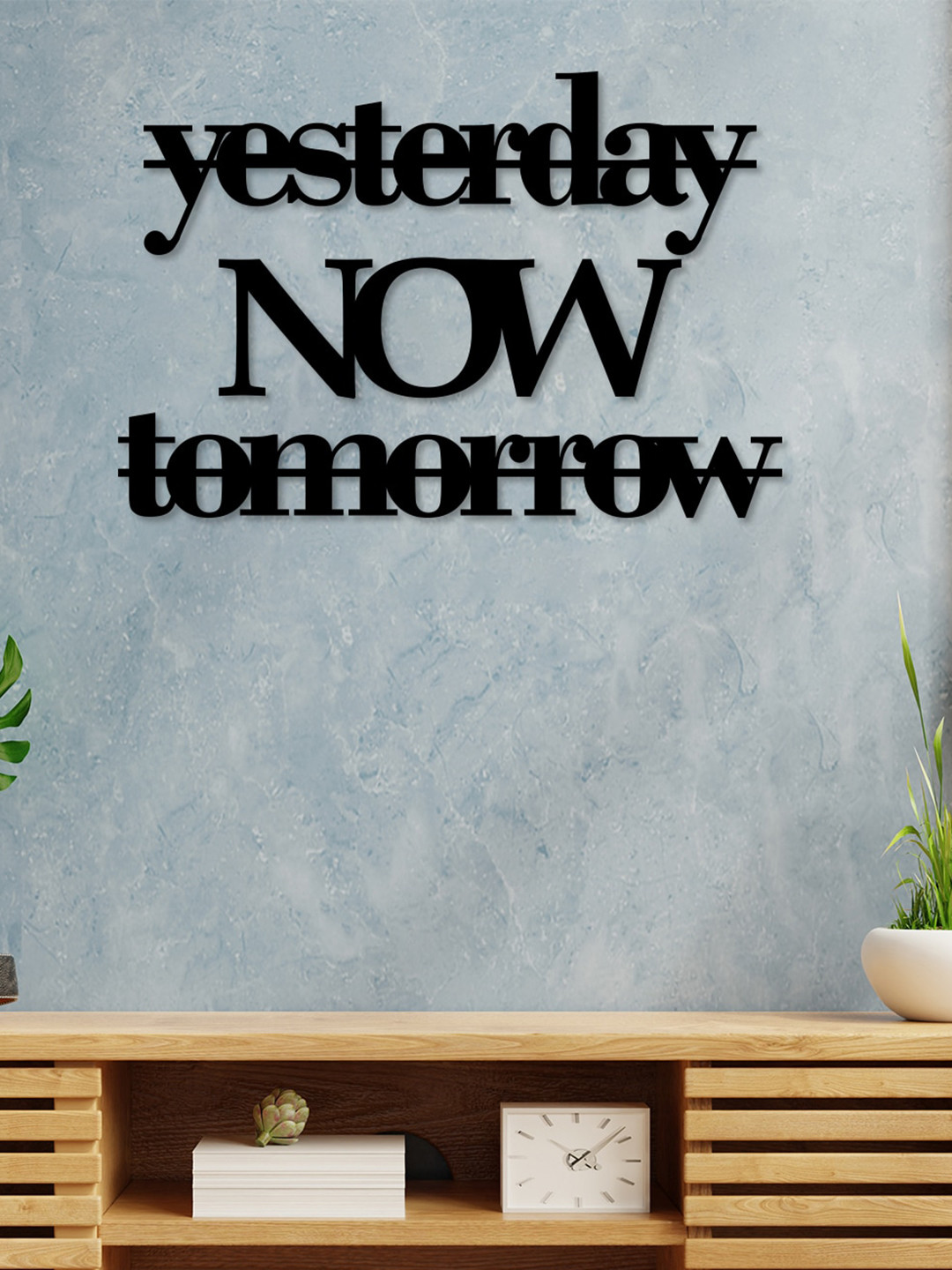 Art Street Wall Plaque Painted MDF Matte Sticking Hall Signs and Plaques-6.7In